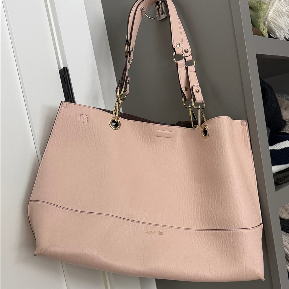 Calvin Klein Large Blush Pink Tote Bag